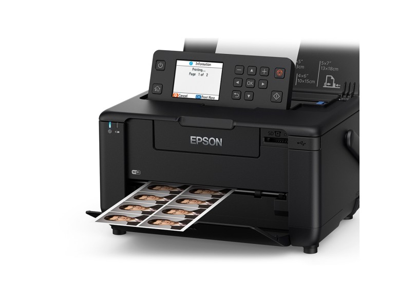 Impressora Fotográfica Epson PictureMate PM 525 Jato de Tinta Colorida Sem Fio
