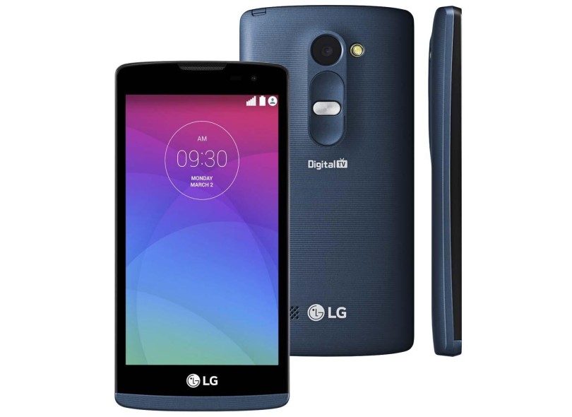 Smartphone LG Leon H326TV 2 Chips 8GB Android 5.0 (Lollipop) Wi-Fi 3G