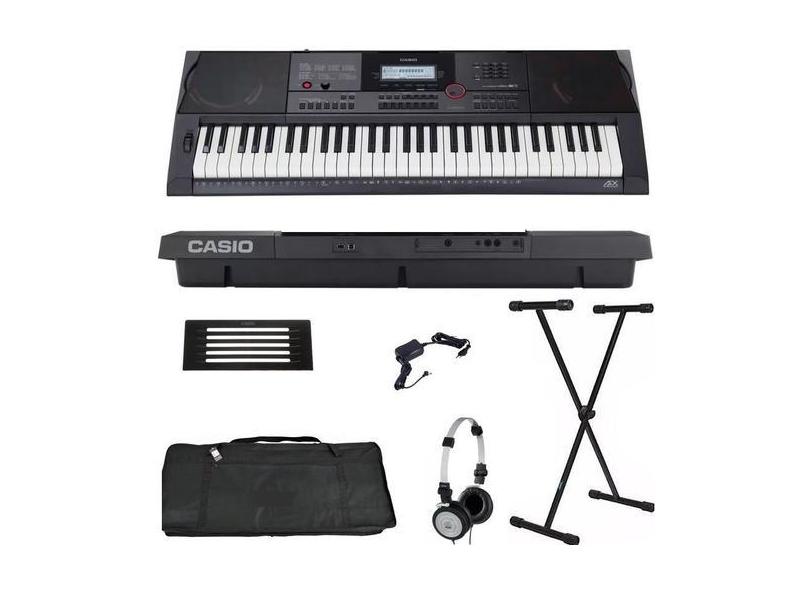 Teclado Arranjador Casio Ct-X3000 61 Teclas + Suporte + Capa + Fone Ak