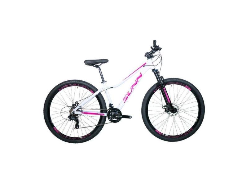 Bicicleta Aro29 Tam 15.5 Marca Sunn Modelo Lanai Feminina 21v Shimano E Freios A Disco E Suspensão