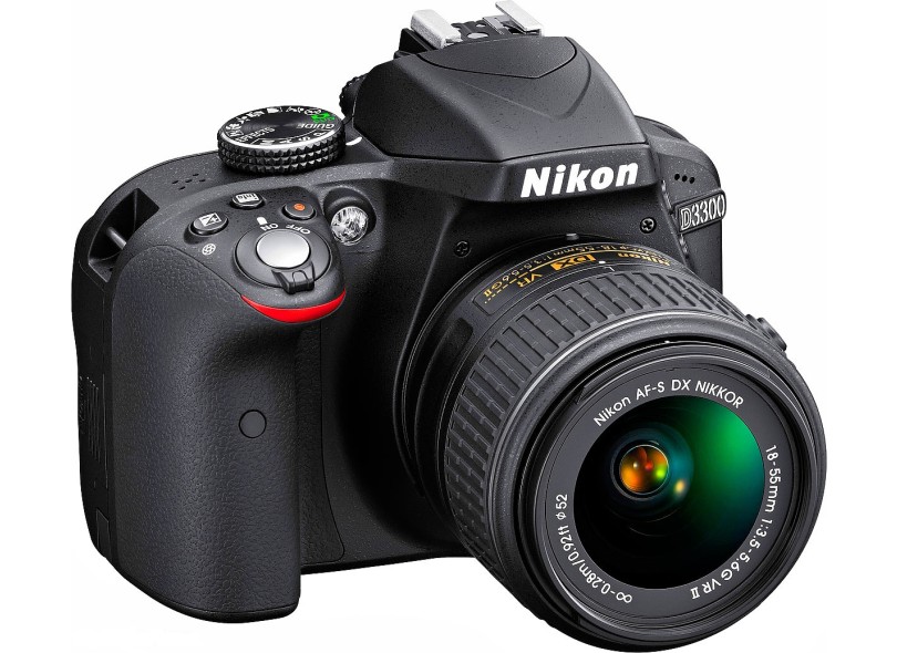 Câmera Digital DSLR(Profissional) Nikon 24.2 MP Full HD D3300