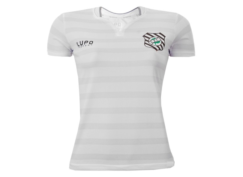Camisa Torcedor feminina Figueirense II 2015 com Número Lupo