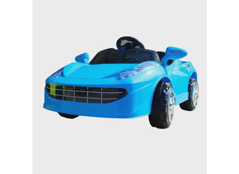 Mini Carro Elétrico Com Controle Remoto 6v Azul BW097AZ Importway