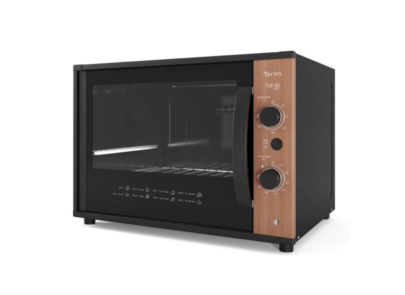 Forno Terim Elétrico Bancada Top 60 Collor Jatobá 60 Litros