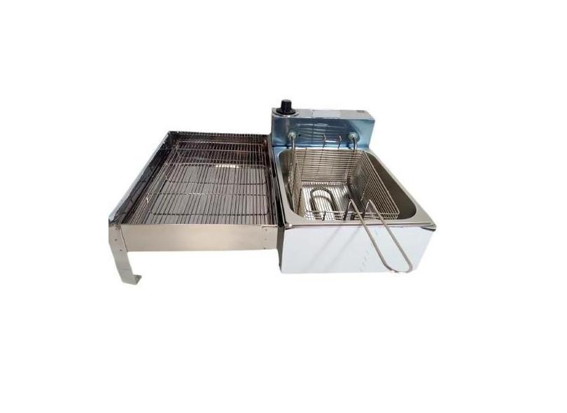 Fritadeira Eletrica Conjugada 5 Litros Simples - GOMES INOX, 220V