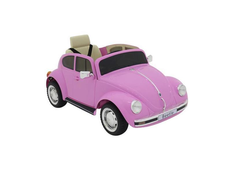 Carro Eletrico Beetle 12V - Rosa - Belfix