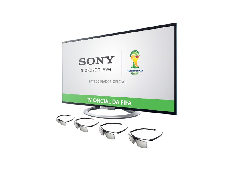 TV LED 42" Internet TV Sony 3D Full HD 4 HDMI Conversor Digital Integrado KDL-42W805A