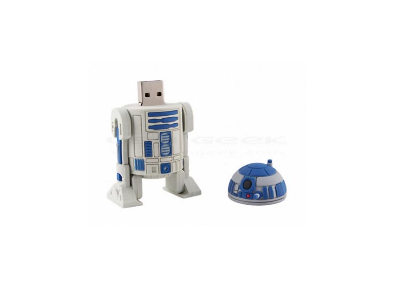 Pen Drive Importado 8 GB USB Star Wars R2-D2