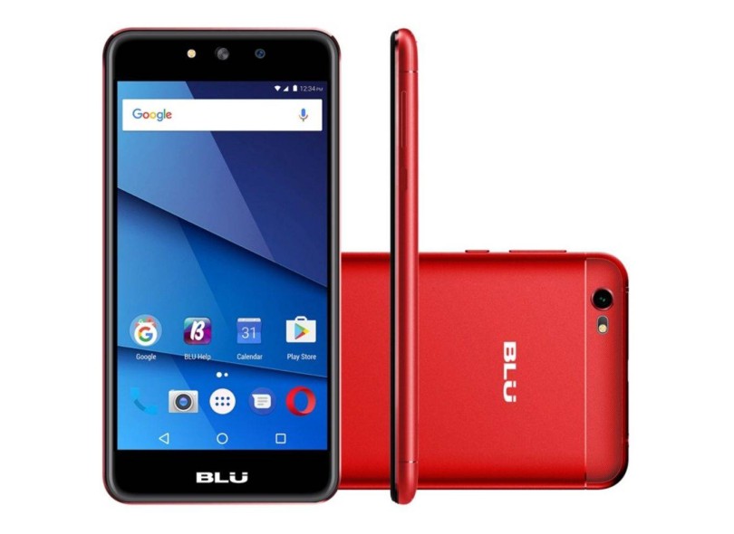 Smartphone Blu Grand XL G150EQ 8GB 8.0 MP 2 Chips Android 7.0 (Nougat) 3G