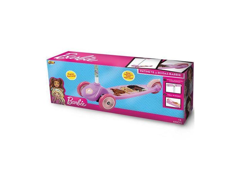 Patinete 3 Rodas Barbie Fun F0054-9