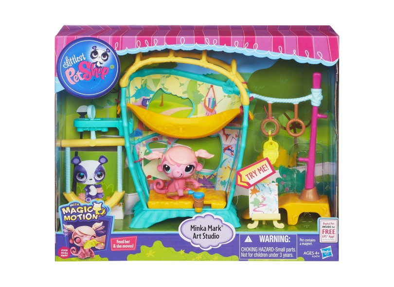 Boneca Littlest Pet Shop Movimentos Mágico Mini Condomínio Hasbro
