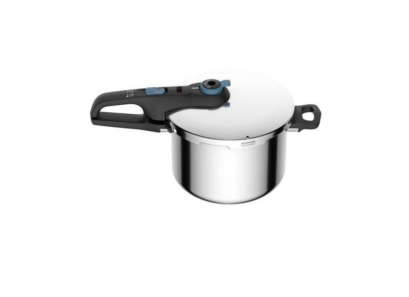Panela De Pressão Rochedo Inox Trendy 6 litros Fechamento Externo Com 