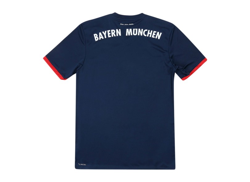Camisa Torcedor Bayern de Munique II 2017/18 Sem Número Adidas
