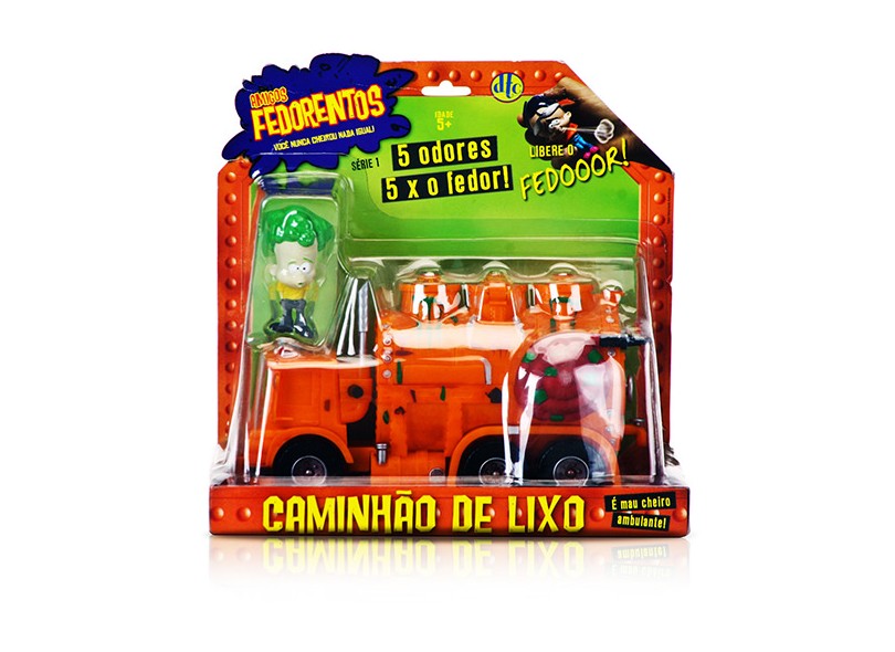 Boneco Amigos Fedorentos Billy Brocólis e Caminhão de lixo - DTC com o ...