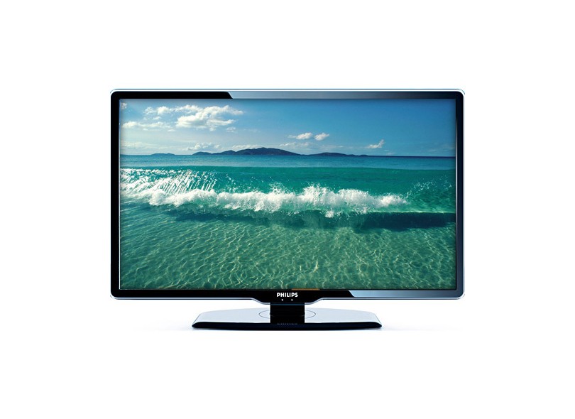 TV 52" LCD Philips Série 7000 52PFL7404D Full HD c/ Entradas HDMI e USB e Conversor Digital - 120Hz