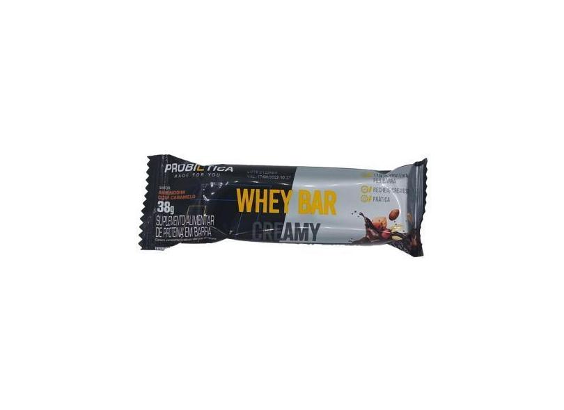 Barra De Proteina Whey Bar Creamy 38G Probiotica Unid - Dtup