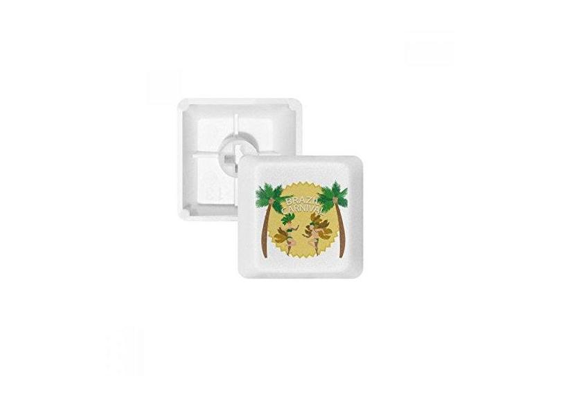 Hula Brazil Carnival Slogan Brasil teclado mecânico PBT kit de atualização para jogos