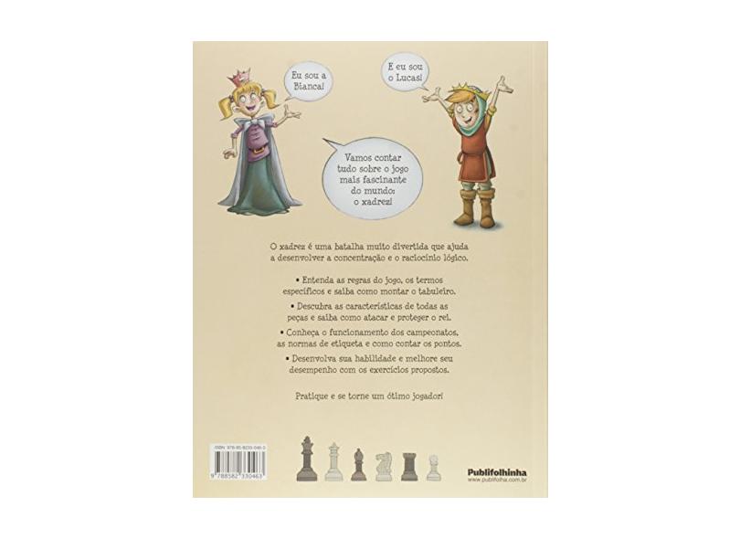 Livro Coleção Xadrez Para Crianças - 10 Livros