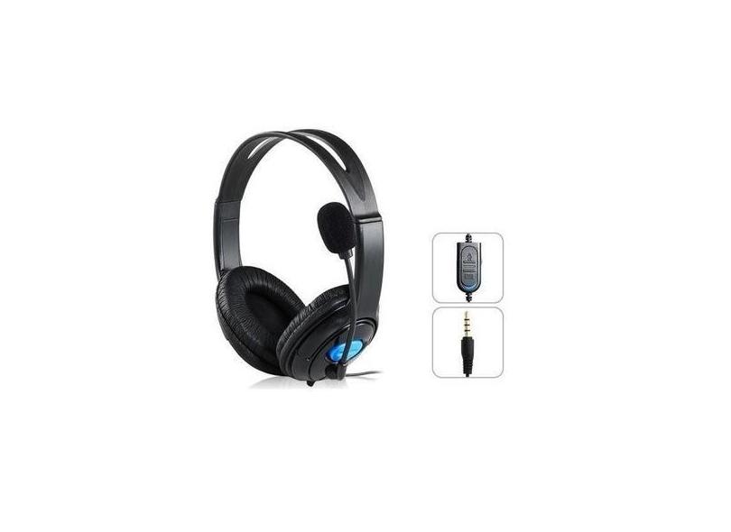 Fone Headset Gamer Fone Para Playstation 4 Ps4 Com Microfone - Exbom