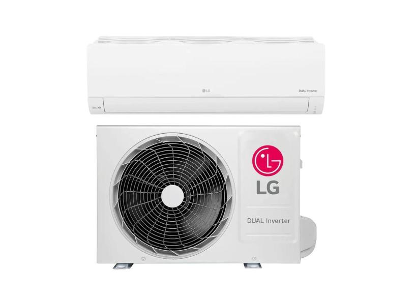 Split Parede Lg Dual Inverter Voice + ai 12 000 btu h So Frio R32 220V 1f