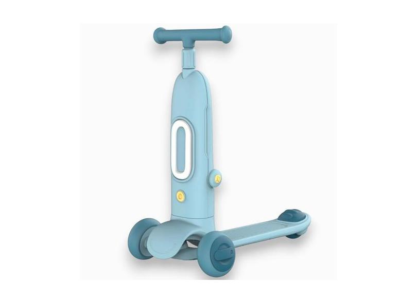 Patinete Infantil Brinquedo Unissex Altura Ajustável Com Música E Luz 