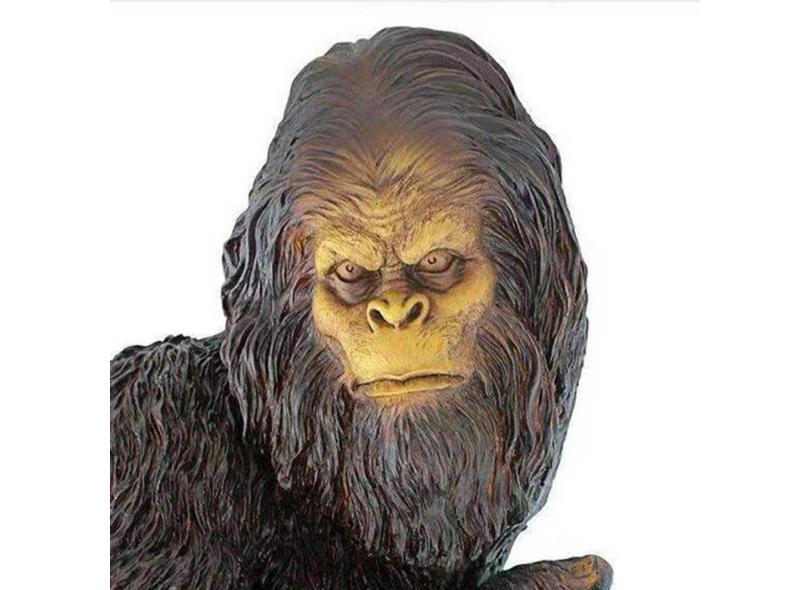 Bigfoot Gorilla Envergonhado Macaco Árvore Estátua Ferocious Ape