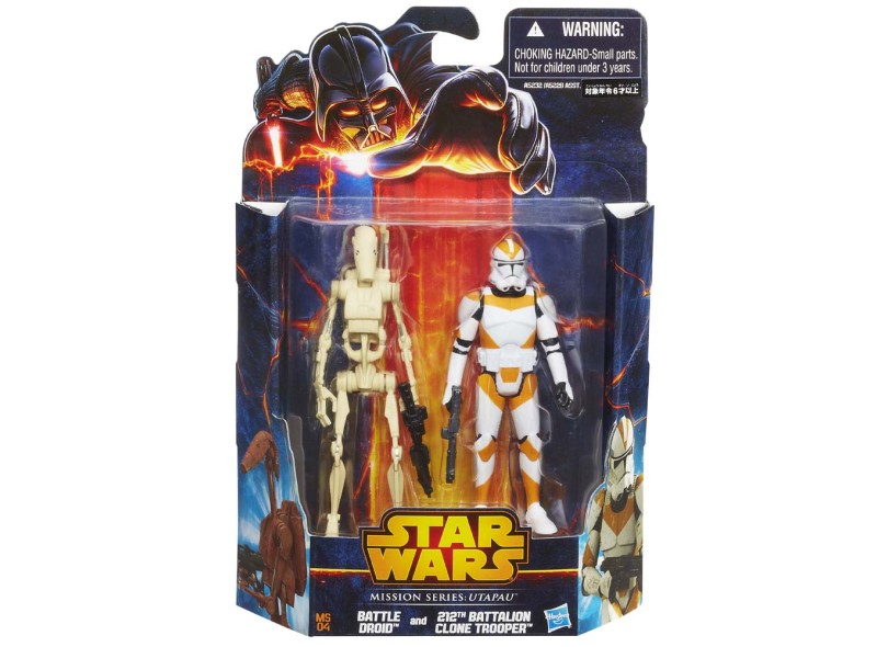 Boneco Battle Droid 212 Batallion Clone Trooper Star Wars A5232/A5228 - Hasbro