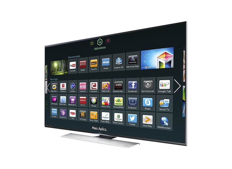 TV LED 55" Smart TV Samsung Série 8 Ultra Definição(4K) 3D UN55HU8500