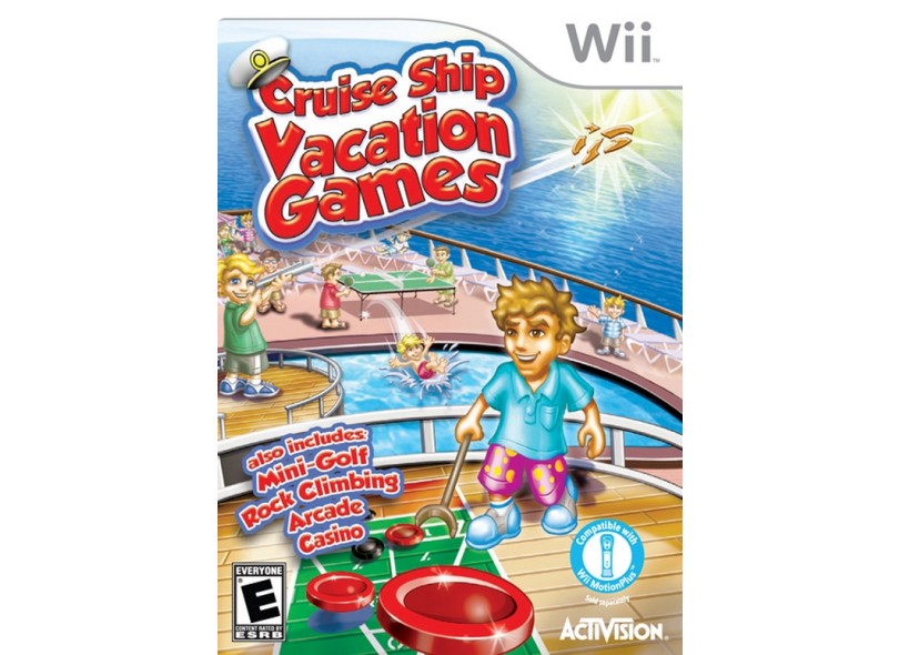 Jogo Cruise Ship Vacation Games Activision Wii