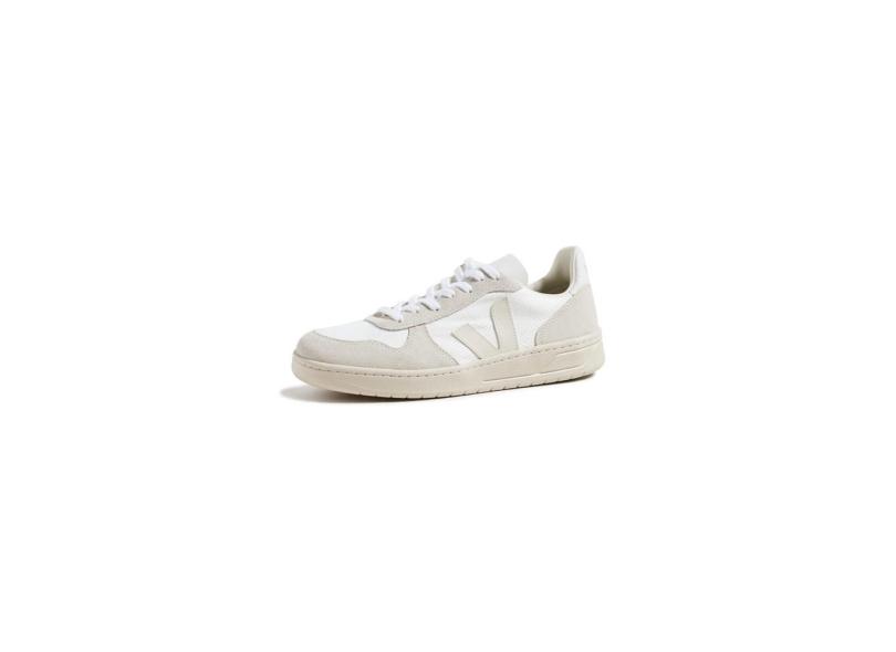 Tênis Veja V-10 Mesh para homens brancos Natural Pierre