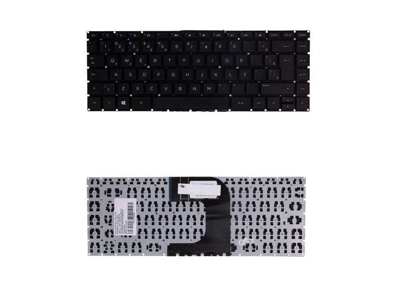 Teclado para Notebook bringIT compatível com Hp Pavilion 246 G5 ABNT2,