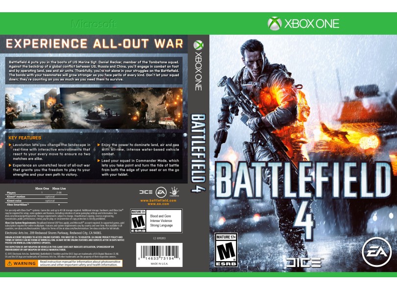 Jogo Battlefield 4 Xbox One EA
