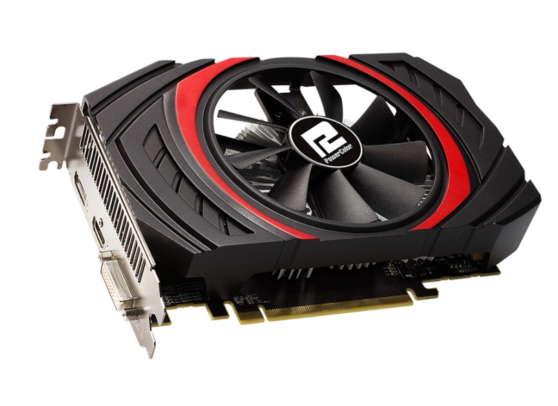 Placa de Video ATI Radeon R7 360 2 GB DDR5 128 Bits PowerColor AXR7 360 2GBD5-DHE/OC