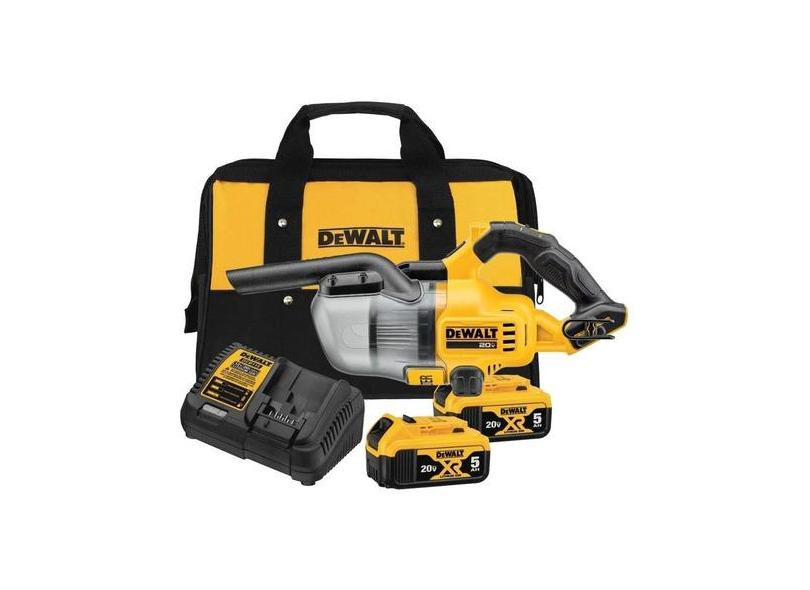 Aspirador Portatil 2bat 5ah Dcv501hb Dewalt Carreg Rap Bolsa DCV501HB-B3