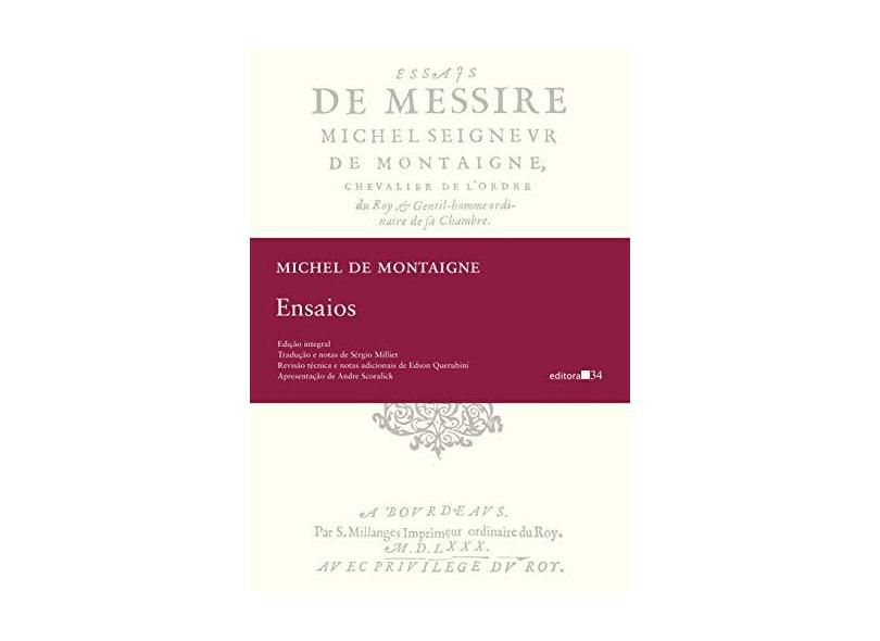 Ensaios - Michel De Montaigne - 9788573266504