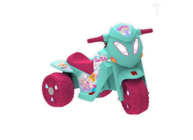 Mini Moto Eletrica Banmoto 6V Turquesa - Bandeirante