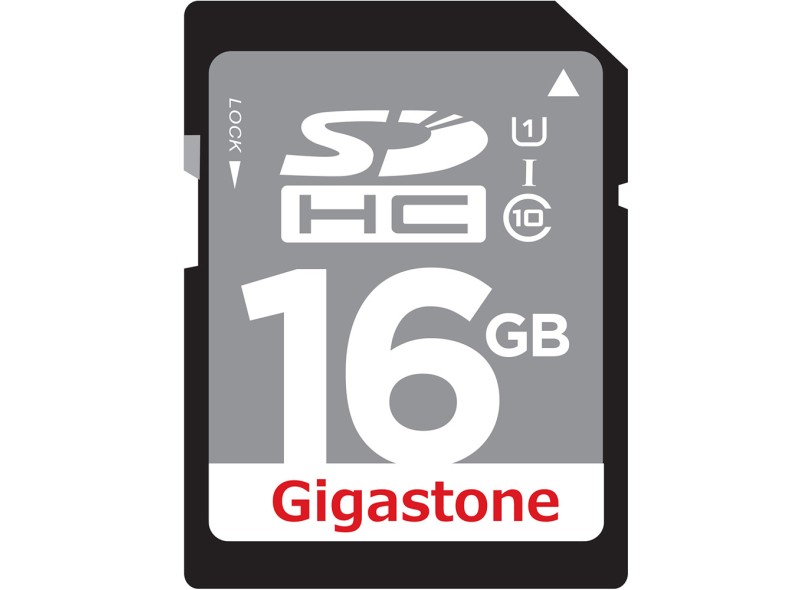 Cartão de Memória SDHC-I Gigastone Elite UHS-1 Classe 10 16 GB GS-SD1016GUX-R
