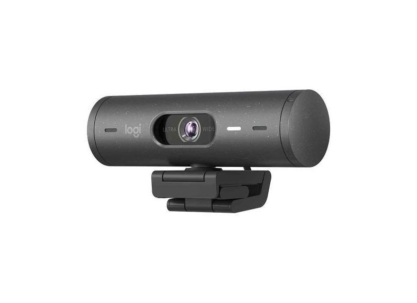 Webcam Logitech Brio 500 FHD 1080P HDR Grafite 960-001412, Grafite