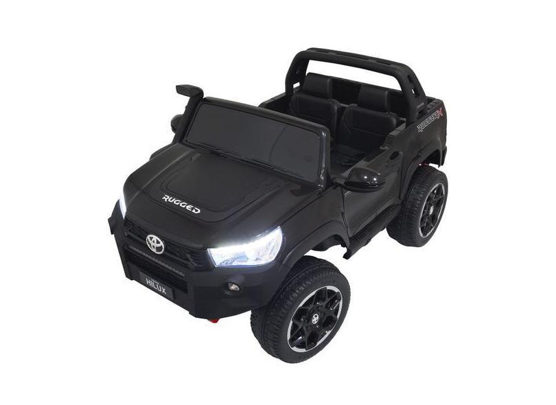 Mini Carro Caminhonete Elétrico Infantil Criança 12V Toyota Hilux Pret