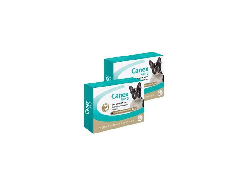 Vermífugo Canex Plus 3 Caes C/4 – 2 Unidades em Promoção é no Buscapé