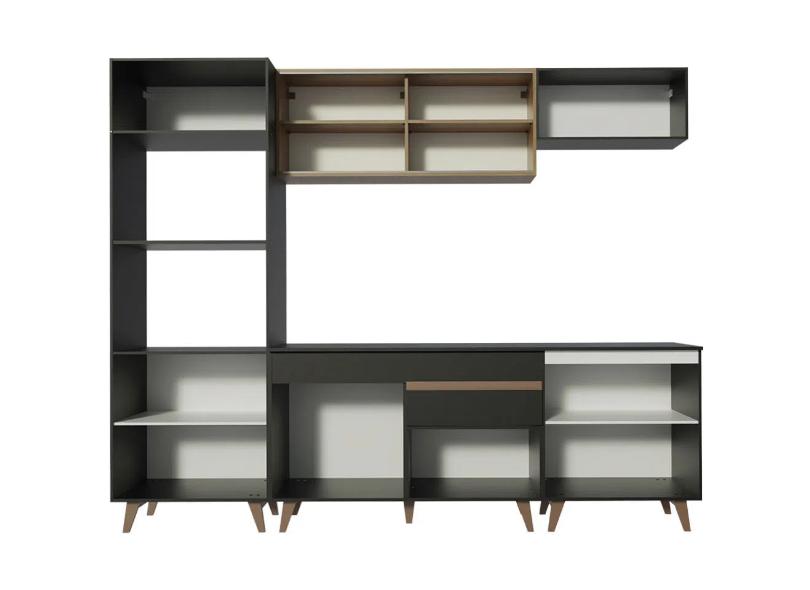 Cozinha Completa 1 Gaveta 10 Portas para Micro-ondas / Forno Reims 260002 Madesa