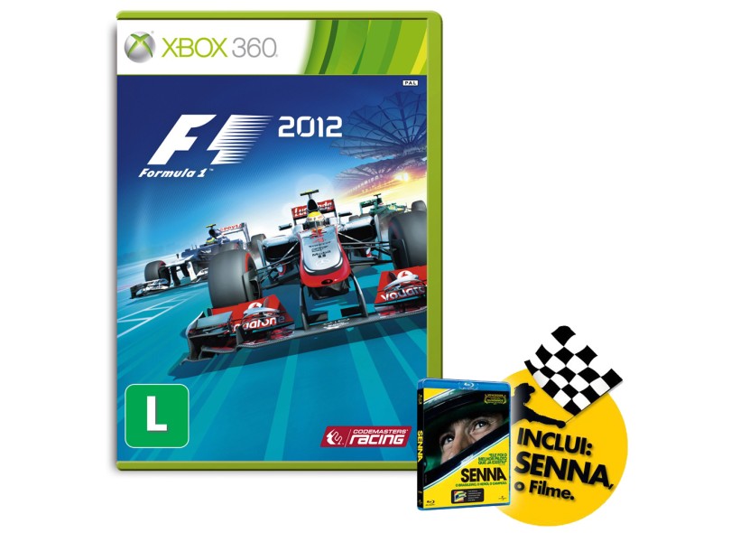 Jogo Fórmula 1 2012 Codemasters Xbox 360