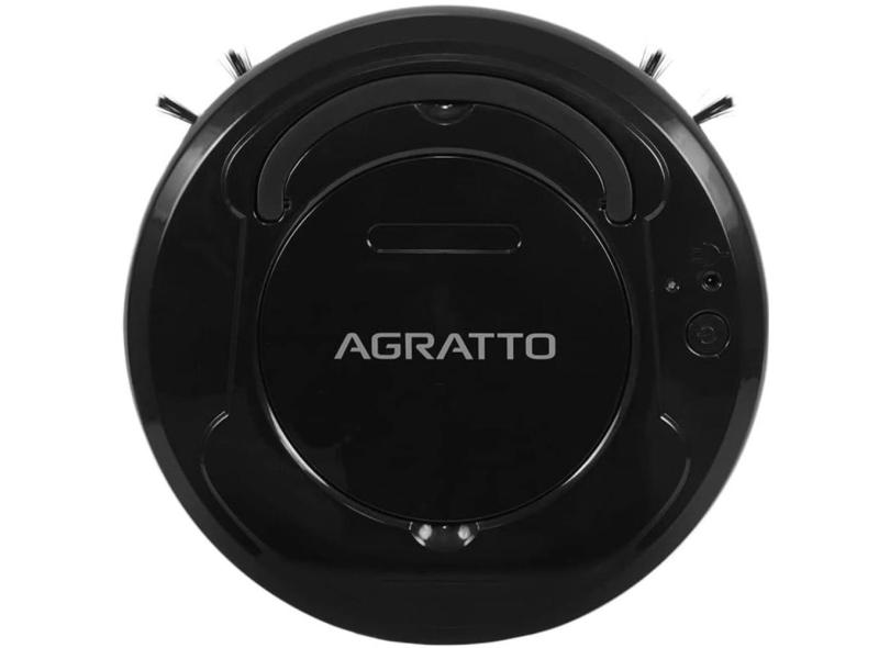 Agratto Aspirador De Pó Robo Praticci USB 3W Preto Bivolt