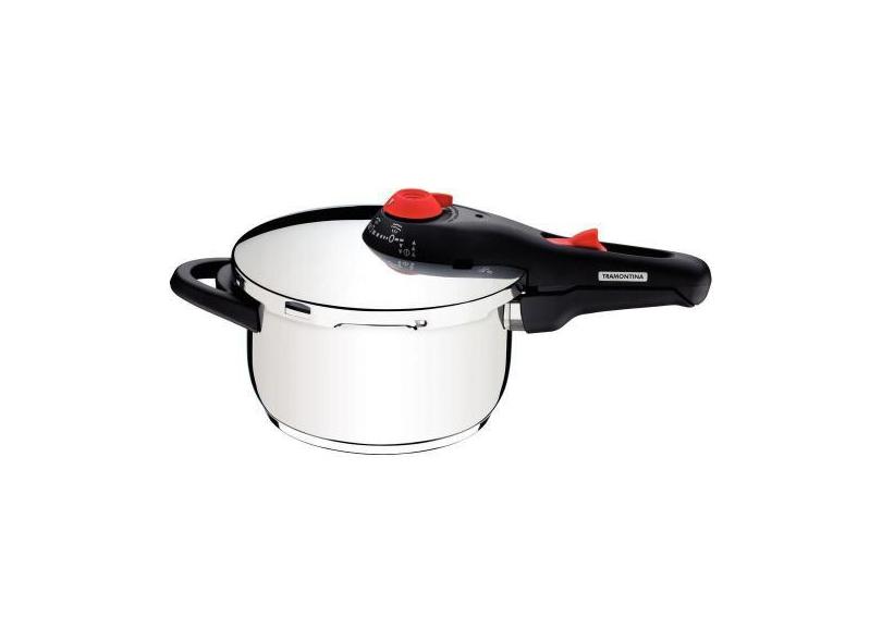 Panela De Pressão Tramontina Inox 4,5L - 5 Dispositivos