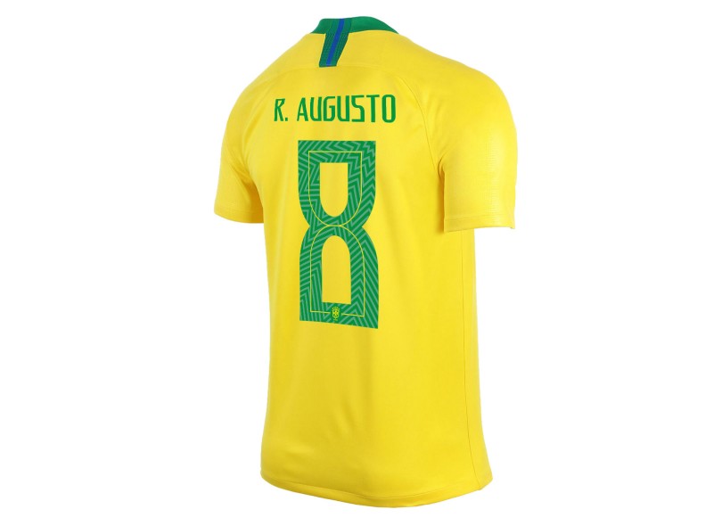 Camisa Torcedor Brasil I 2018/19 com Nome e Número Nike