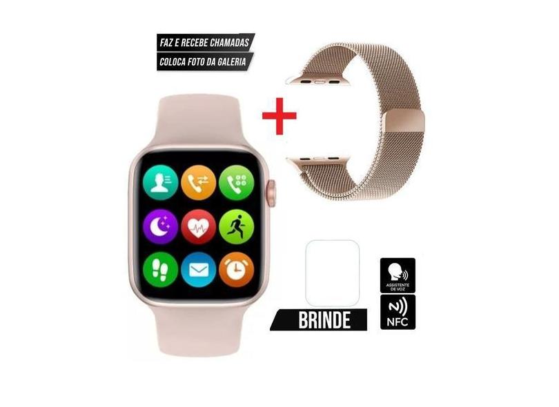 Relogio Smartwatch Feminino Para Android Ios Original Com 2 Pulseiras
