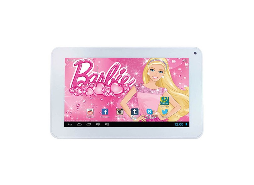 Tablet Candide 8 GB 7" Android 4.1 (Jelly Bean) Barbie Fantastic 1807