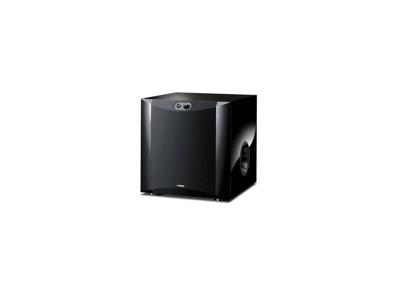Subwoofer Yamaha NSSW300 Bivolt com 250W RMS e Twisted Flare com o