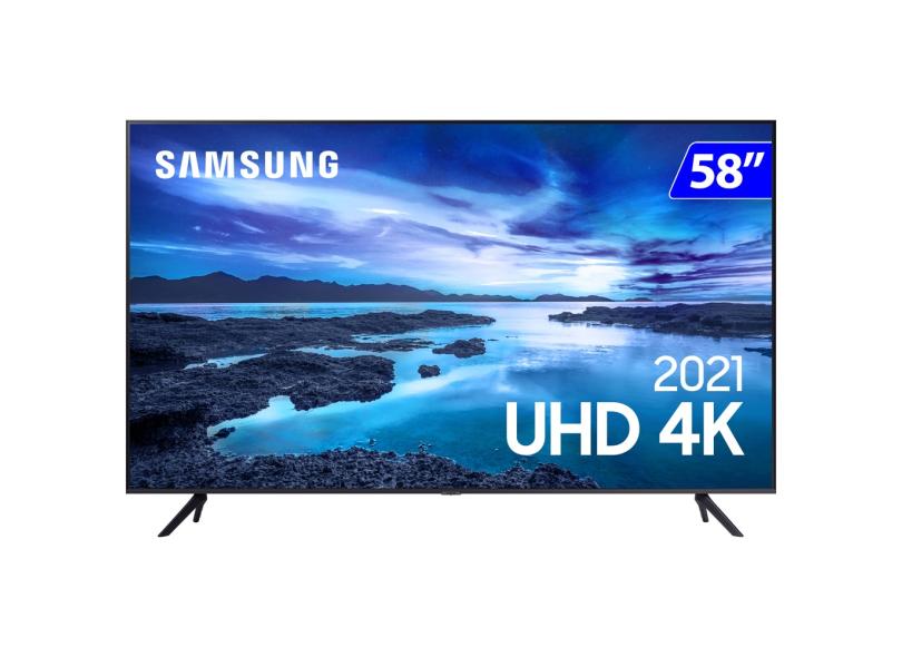 Smart TV TV LED 58 " Samsung Crystal 4K HDR 58AU7700 3 HDMI