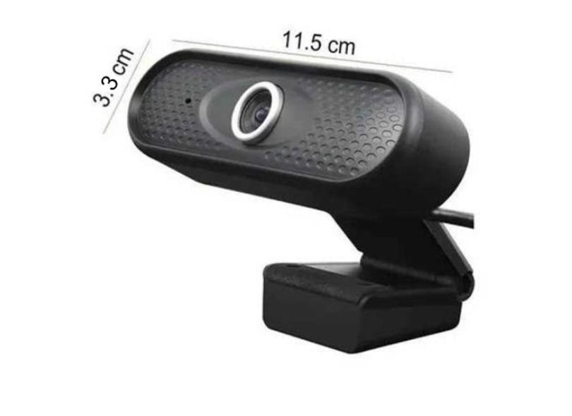 Webcam Preta 1080p Para Computador